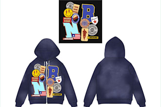 design streetwear hoodie patches style urban merch