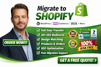 migrate shopify clone wordpress to shopify siteground woocommerce wix to shopify