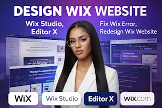 design wix website, wix studio, editor x, fix wix error, redesign wix website