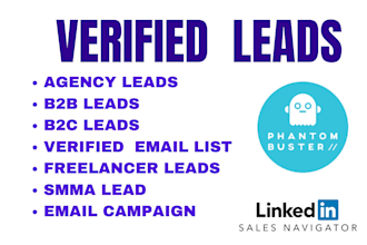 be all rounder phantombuster lead and sales navigator leads generation campaign
