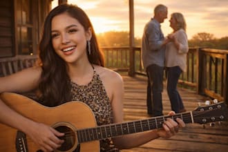 write and sing a custom acoustic song for wedding or anniversary