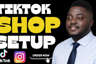 do tiktok shop setup tik tok dropshipping facebook shop instagram shop