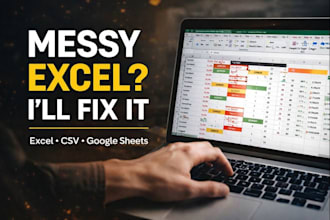 clean, organize, and automate your excel or CSV data using python