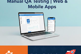 do manual QA testing for website and mobile app