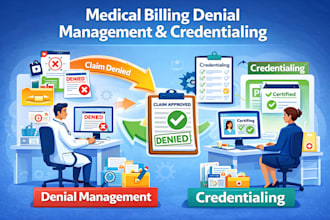 handle insurance denial management and claim appeals