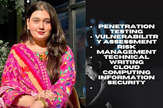 do cyber security and pen testing related projects for you