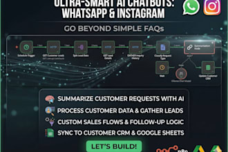 whatsapp and instagram chatbot