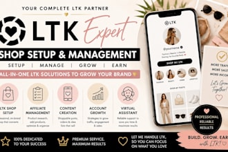 set up and optimize your ltk shop for affiliate sales