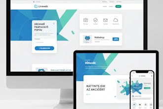 create a professional responsive website in hungarian or german