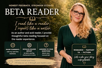 provide thoughtful beta reading