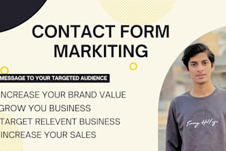 help you in website contact us form submission manually
