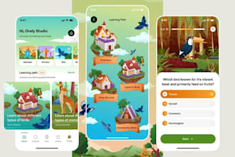 develop kids flashcard and quiz learning app