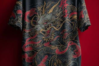 do custom streetwear and anime t shirt design for you