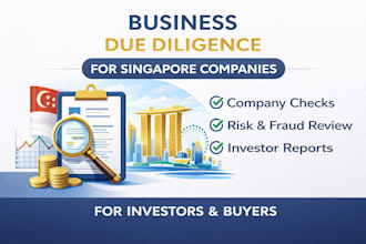 provide business due diligence for singapore companies