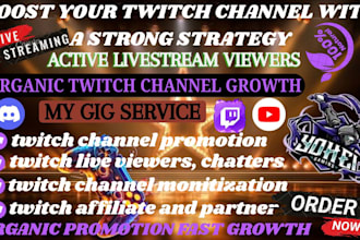 boost your twitch channel to drive in, twitch live viewers, livestream, chatters