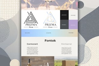 create professional brand designs and brand kit