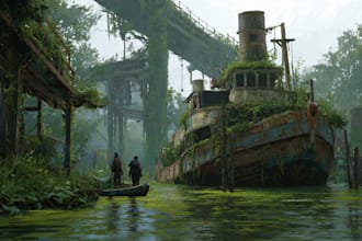 paint an environmental concept art