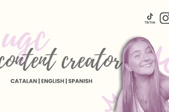 create ugc content in catalan, spanish or english