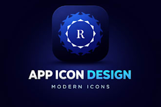 design premium gradient and minimal app icons
