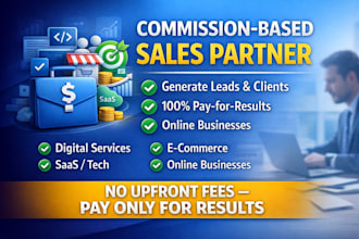 performance based sales partnerpay only when you get results