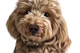 turn your pet in to vector portrait