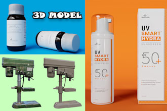 create 3d glb, gltf, usdz models for shopify amazon ar vr