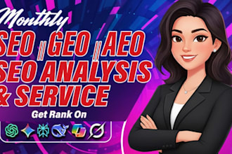 monthly management website audit local SEO aeo GEO