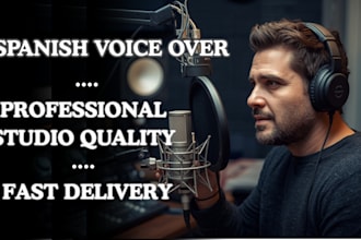 do professional spanish voice over