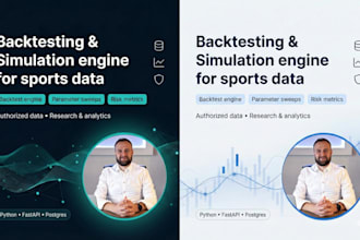 build a backtesting and simulation engine for sports data