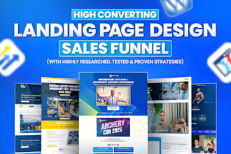 design clickfunnels sales funnels, ghl landing pages, ghl websites