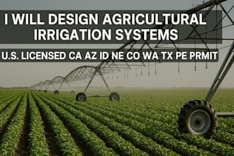 design agricultural irrigation systems US licensed ca az id ne co wa tx permit