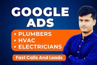 do google ads setup and optimization for hvac, plumbing leads