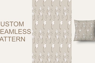design a quick custom seamless pattern