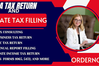 us tax return filing for individuals, llcs and corporations with irs compliance