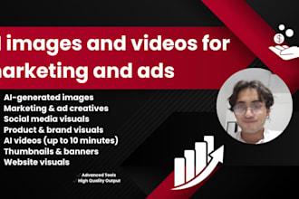 generate ai images and videos for marketing, ads, and content