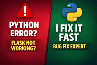 fix python and flask bugs, errors, and backend issues fast