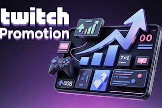 promote your twitch channel and increase real viewers