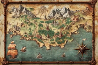 make fantasy map design