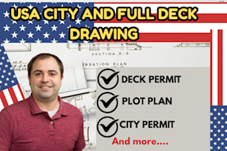 do city permit deck drawing plot plan deck permit mechanical drawing