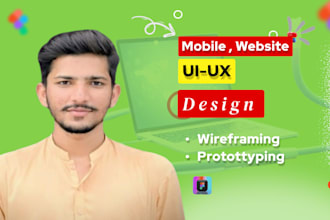 create user centered uiux designs for web mobile app