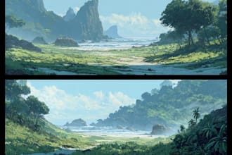 environment concept art landscape design