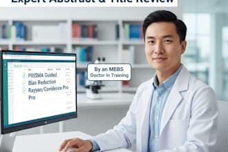 screen abstracts for systematic review and meta analysis