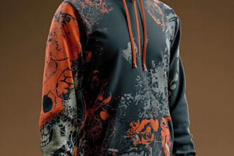 do custom hoodie design or clothing design