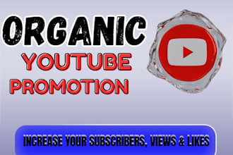shoutout organic youtube promotion, video SEO marketing to a millions audience