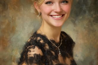 renaissance art oil painting portrait