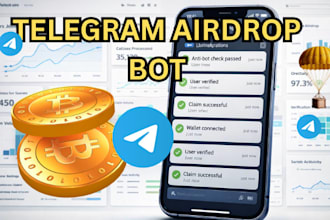 create telegram airdrop bot for you