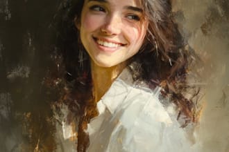 renaissance art oil painting portrait
