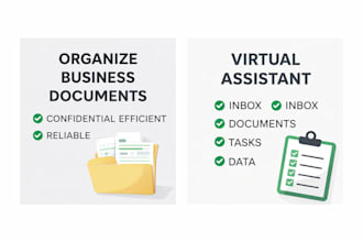 provide document organization y admin support