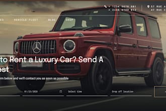 design car rental website,car repair,car dealer wordpresswebsite,car website