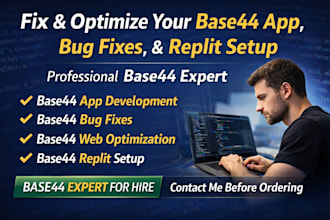 base44 app base44 expert base44 bug fix base44 web app base44 replit base44